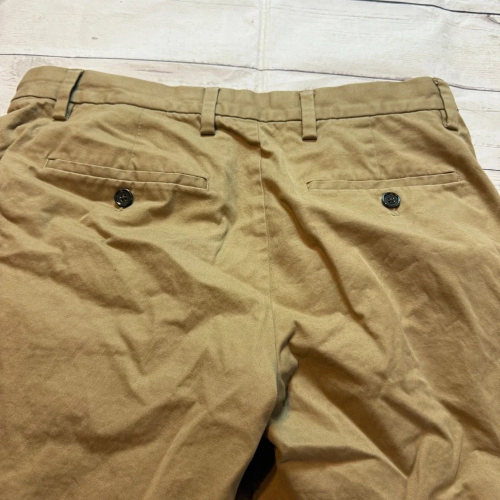 Banana Republic‎ Shorts Mid Rise Chino Aiden Casual Beige Men's Size 30x9